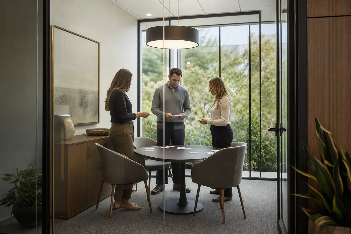 Editorial intake planning scene for Intake Coach in Midlothian, Virginia