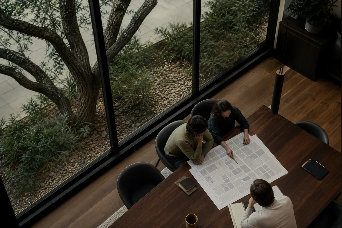 Editorial marketing planning scene for Local Service Ads in Newington Forest, Virginia