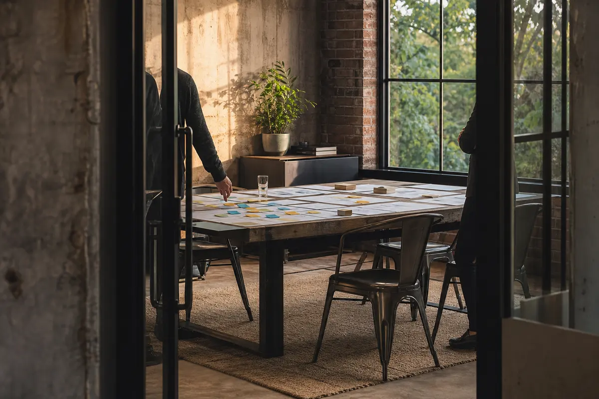 Editorial marketing planning scene for North Springfield, Virginia