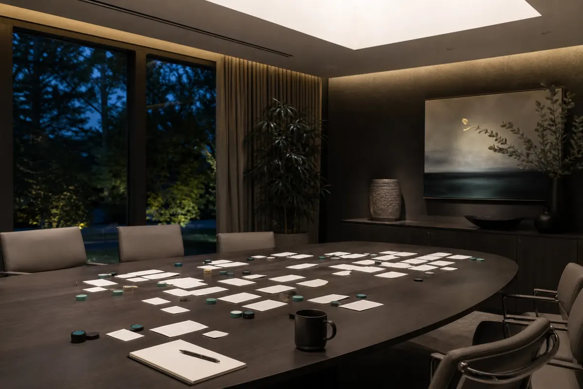 Editorial platform planning scene for Custom Software in Richmond, Virginia