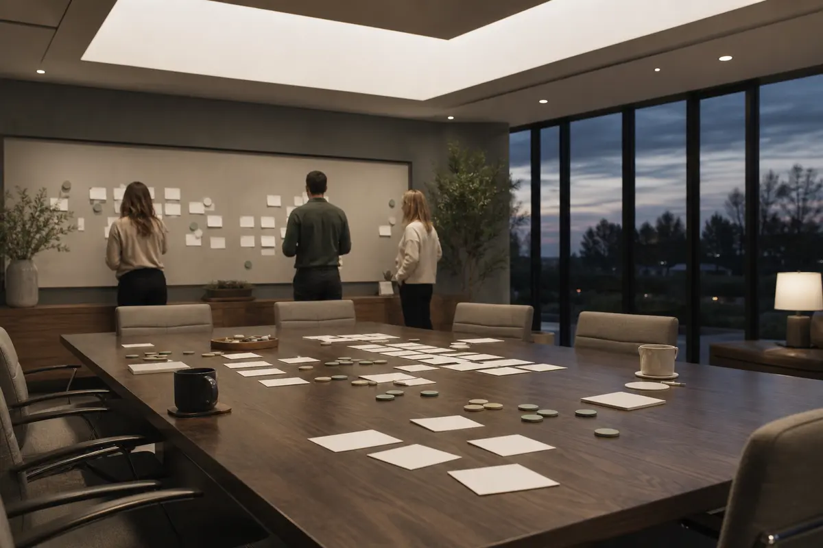 Editorial platform planning scene for Dedicated Hosting in South Riding, Virginia