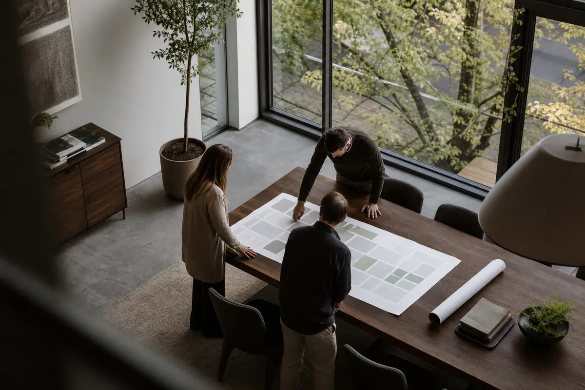 Editorial marketing planning scene for Springfield, Virginia