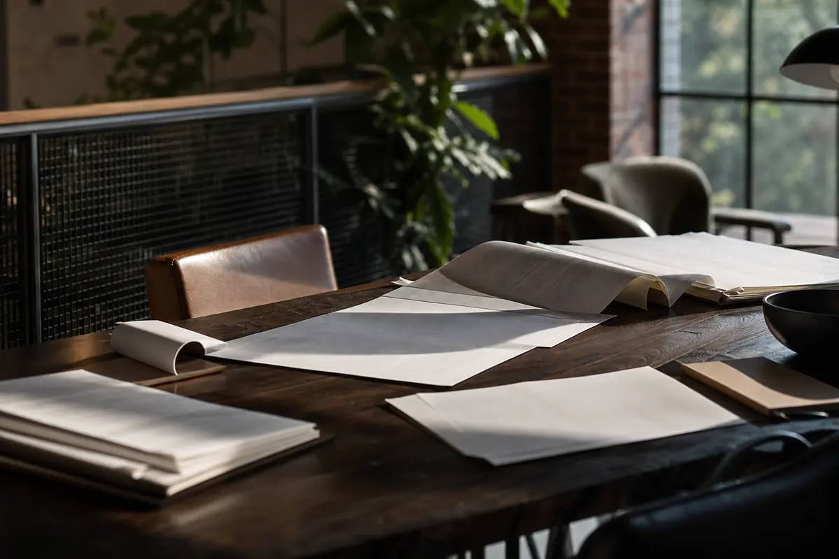 Editorial marketing planning scene for Legal News in Sudley, Virginia