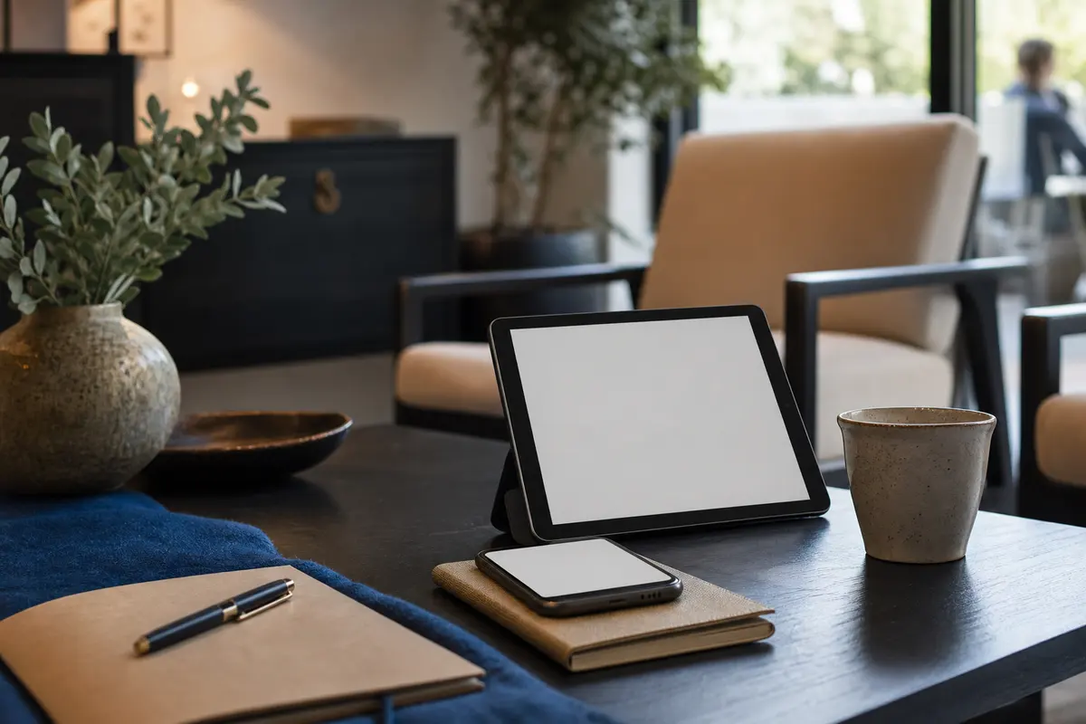 Editorial intake planning scene for AI Answering in West Falls Church, Virginia