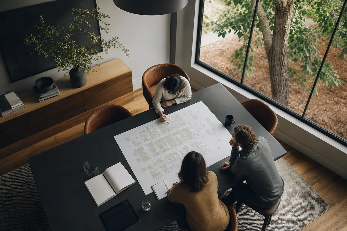 Editorial marketing planning scene for Legal News in Woodstock, Virginia