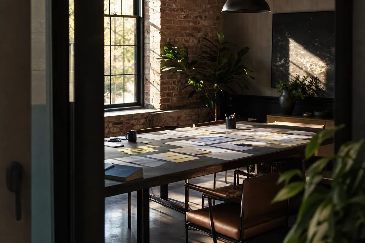 Editorial marketing planning scene for Yorkshire, Virginia