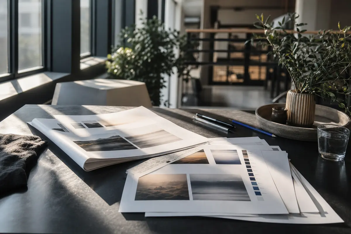 Editorial marketing planning scene for Anacortes, Washington