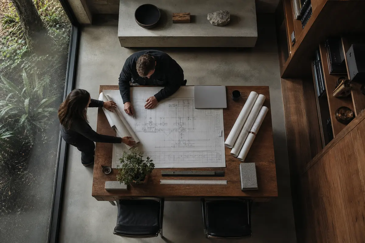 Editorial platform planning scene for Custom Software in Barberton, Washington