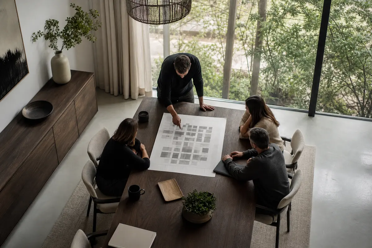 Editorial marketing planning scene for Reputation & Reviews in Brier, Washington