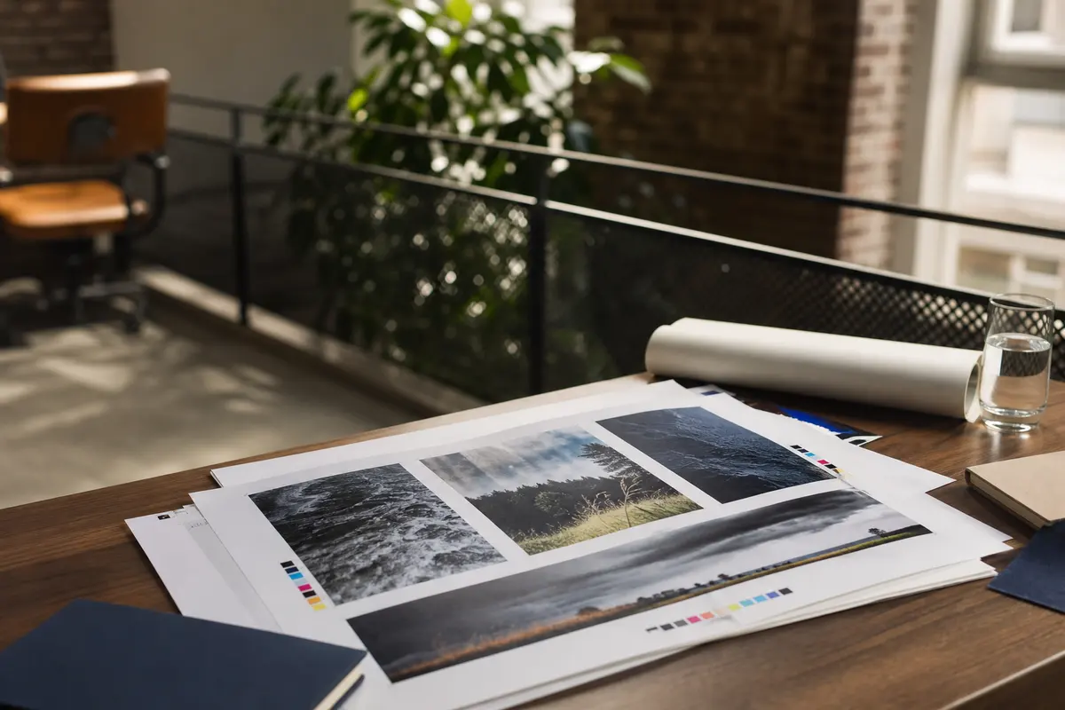 Editorial marketing planning scene for Buckley, Washington