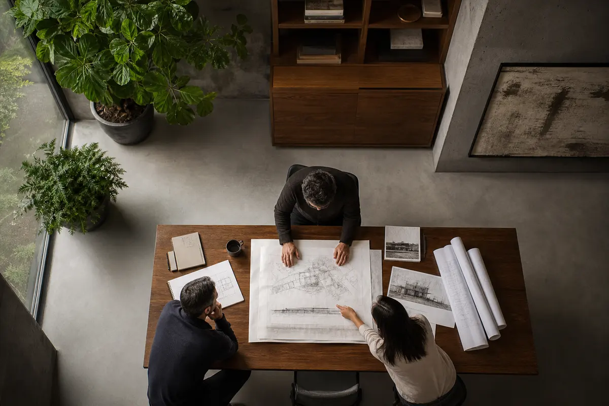 Editorial platform planning scene for Dedicated Hosting in Burien, Washington