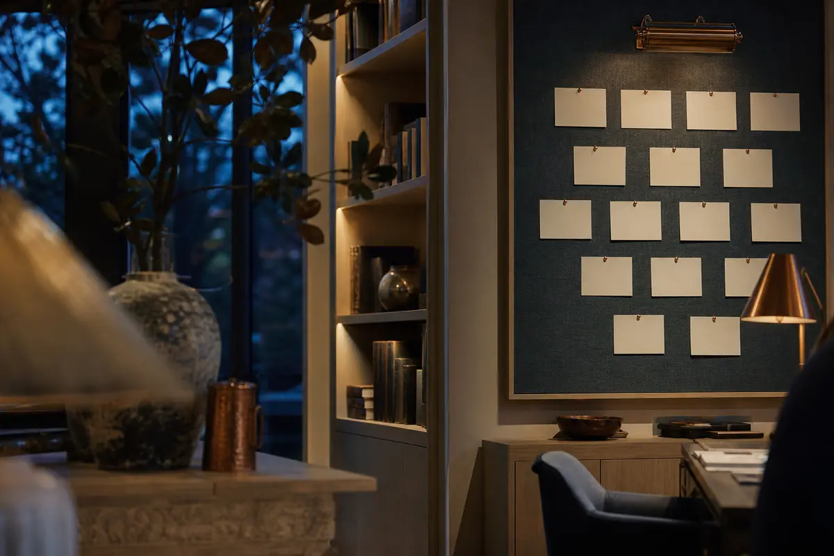 Editorial marketing planning scene for Camas, Washington