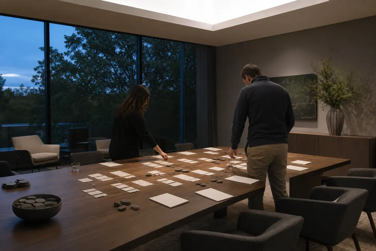 Editorial platform planning scene for ROI Dashboard in Centralia, Washington
