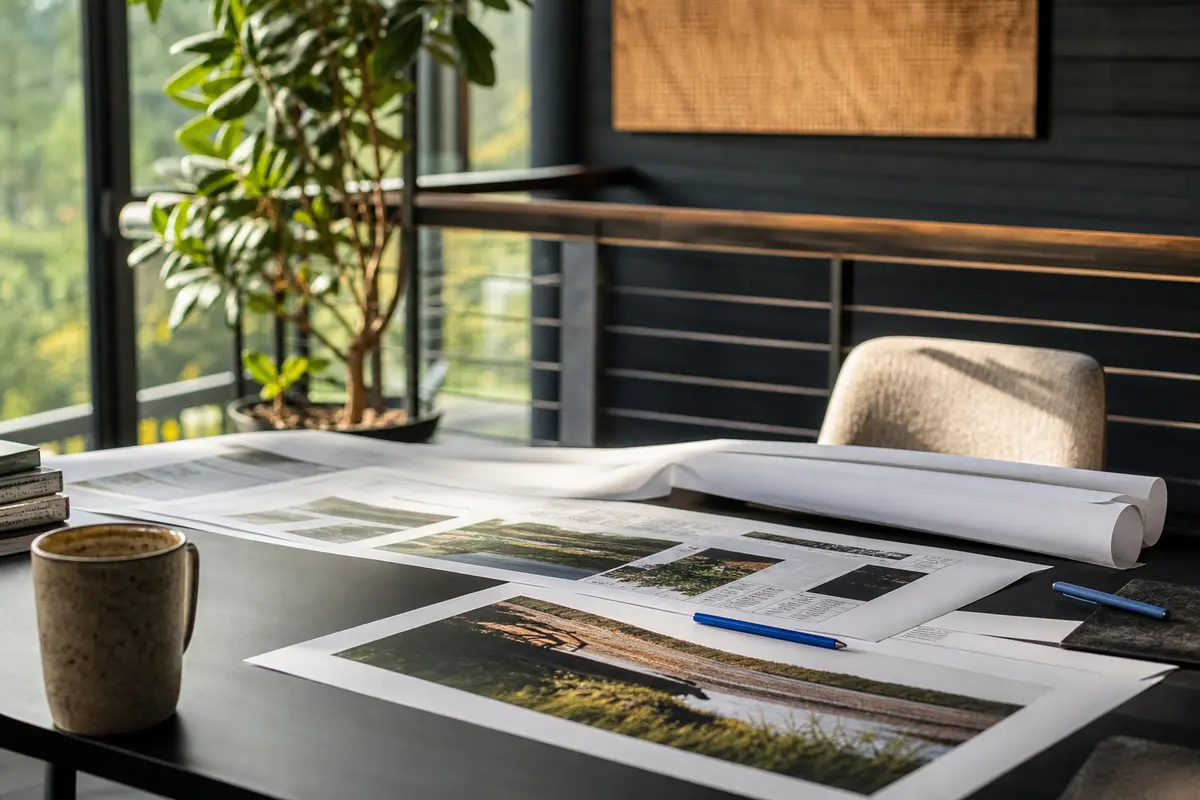 Editorial marketing planning scene for Legal News in Clover Creek, Washington
