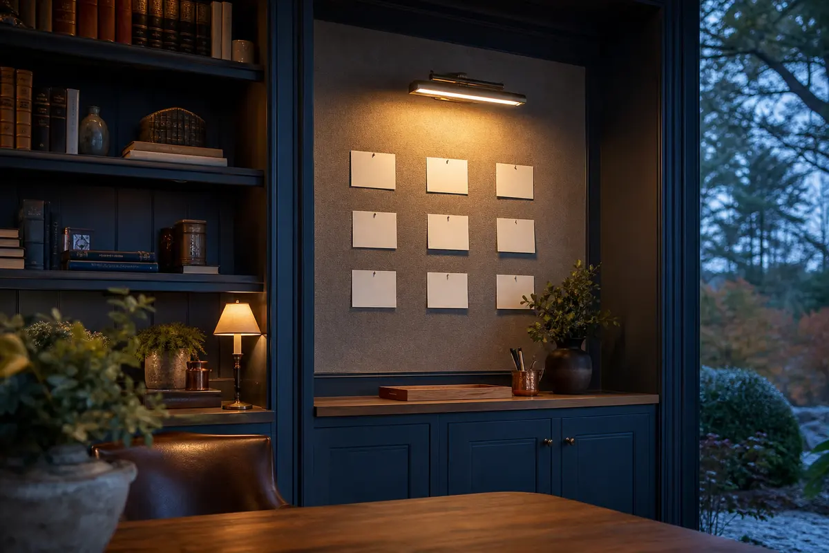 Editorial marketing planning scene for Country Homes, Washington