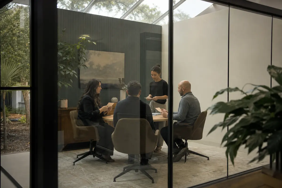 Editorial intake planning scene for Lead Attribution in Des Moines, Washington