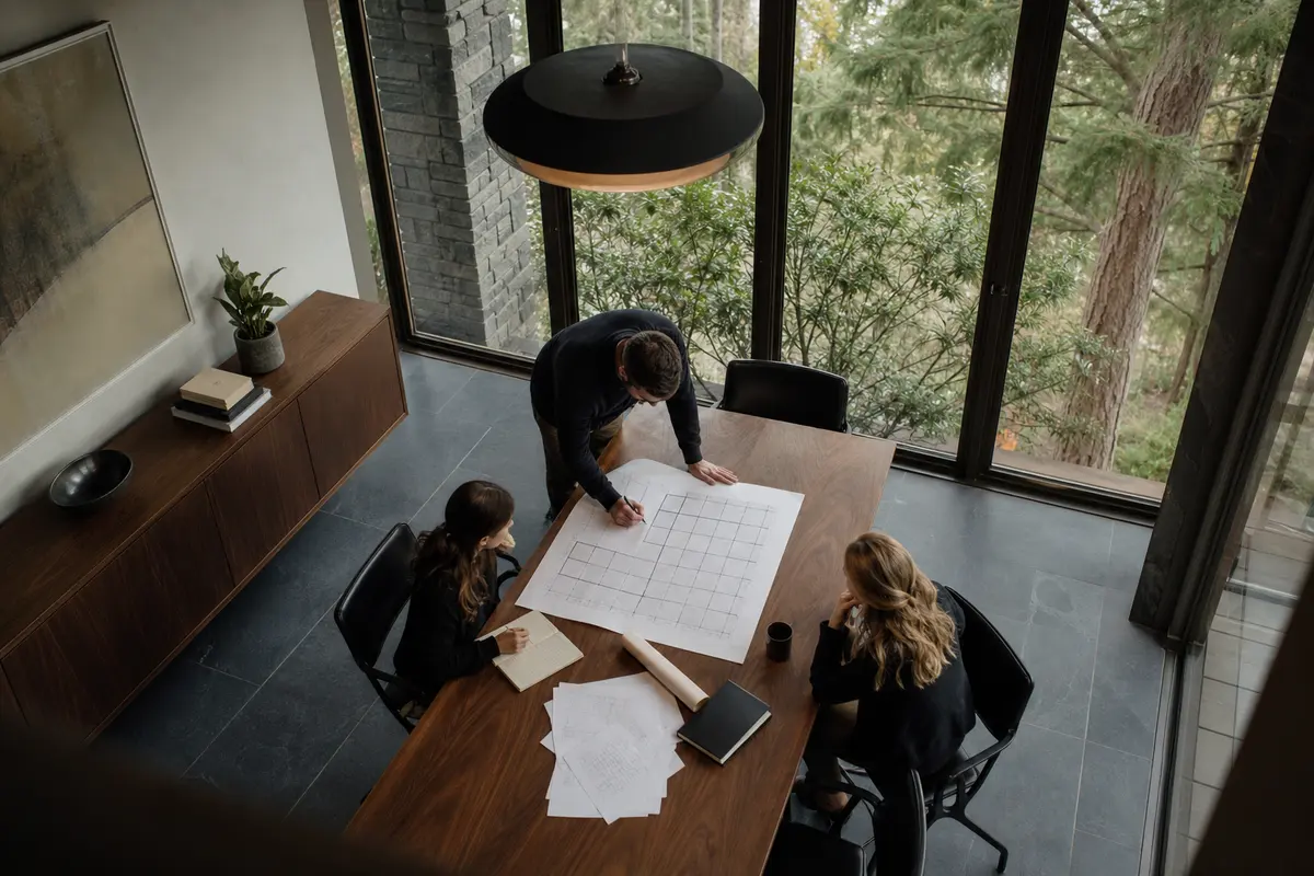 Editorial marketing planning scene for Duvall, Washington