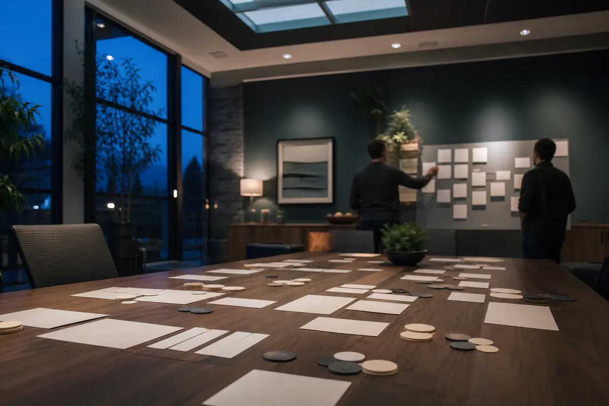 Editorial platform planning scene for Custom Software in East Wenatchee, Washington