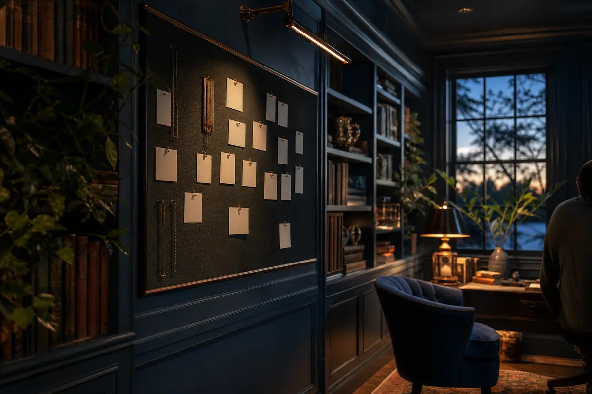 Editorial marketing planning scene for AI SEO in Elk Plain, Washington