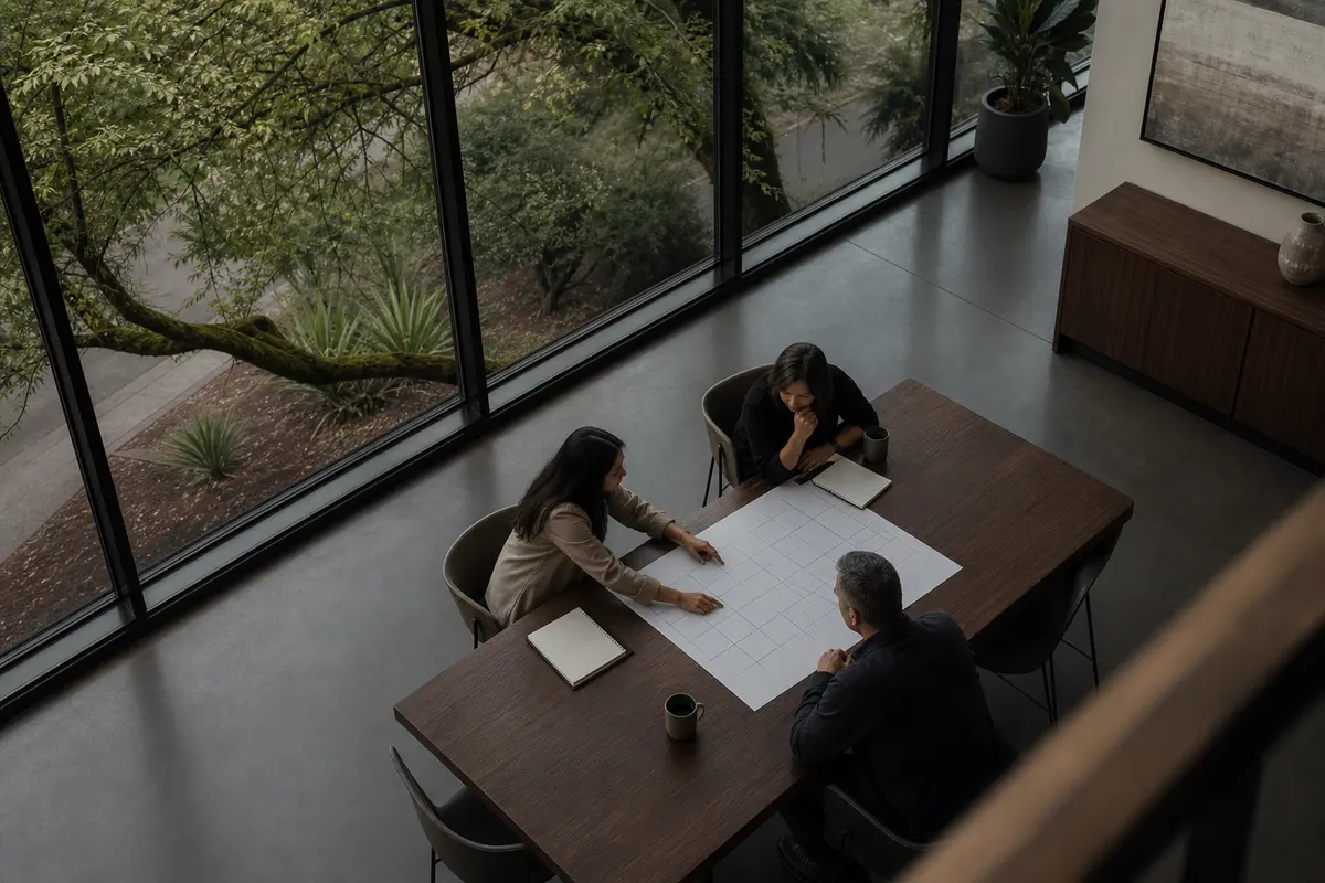 Editorial marketing planning scene for Local Service Ads in Everett, Washington