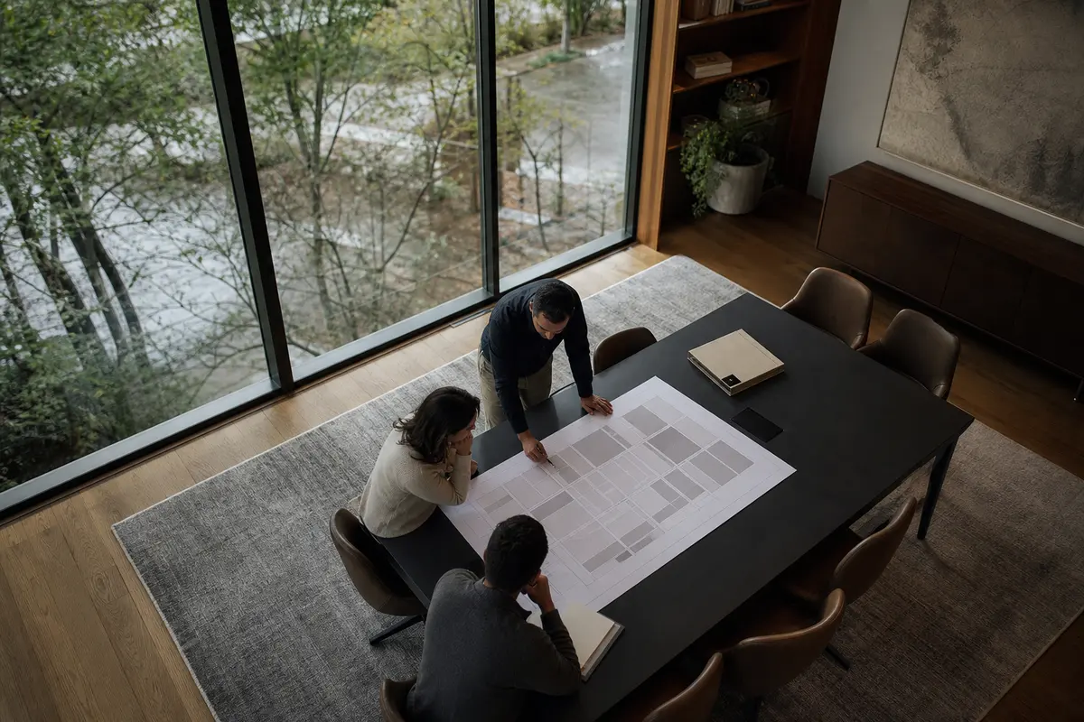 Editorial marketing planning scene for Ferndale, Washington