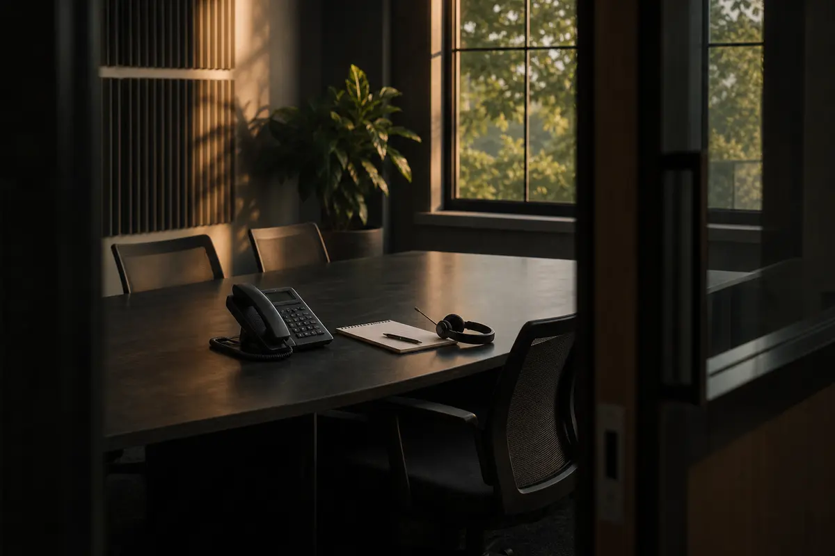 Editorial intake planning scene for Intake Coach in Finley, Washington