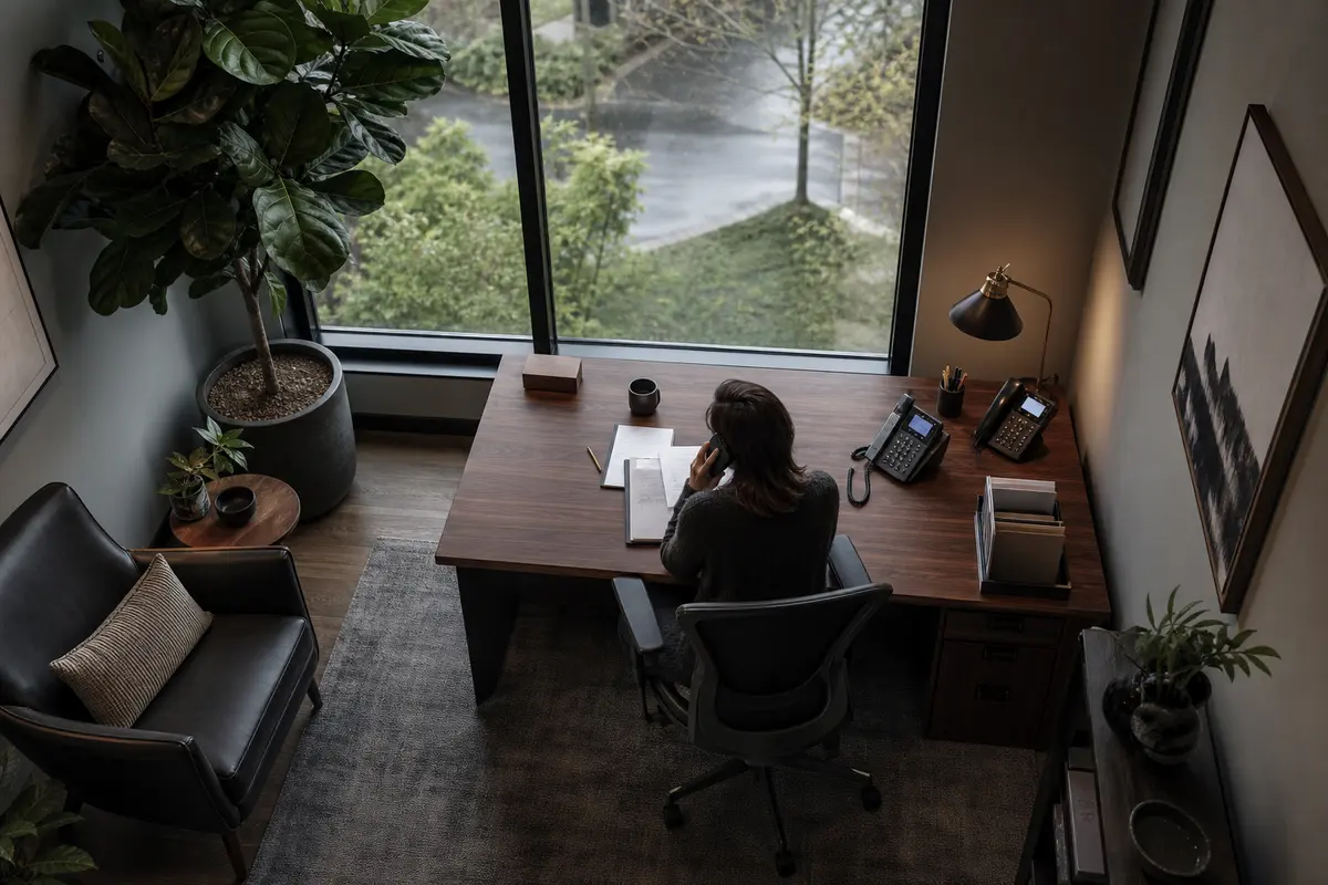 Editorial intake planning scene for AI Answering in Issaquah, Washington
