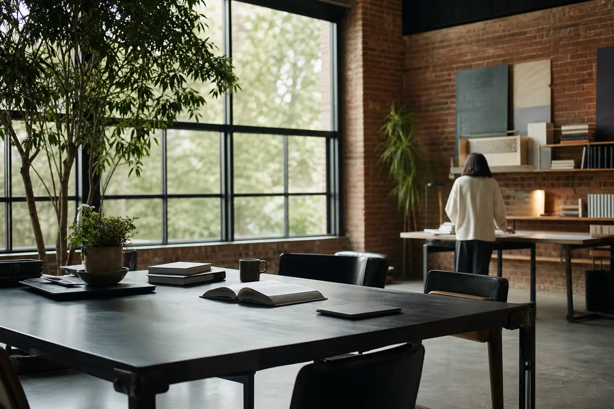 Editorial marketing planning scene for Programmatic SEO in Martha Lake, Washington