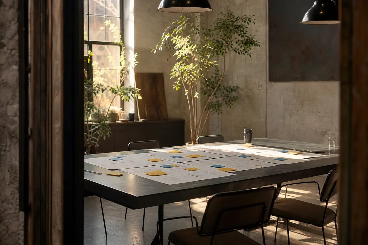 Editorial marketing planning scene for Mukilteo, Washington