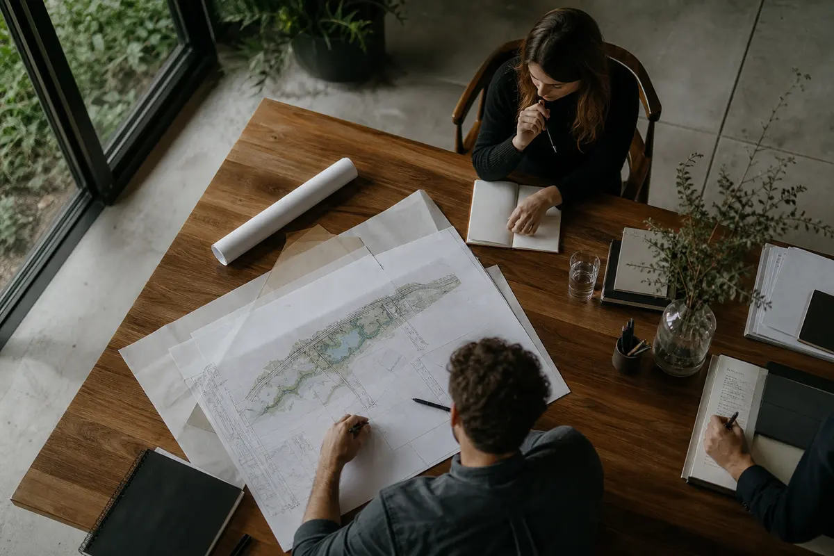 Editorial platform planning scene for Dedicated Hosting in Orchards, Washington