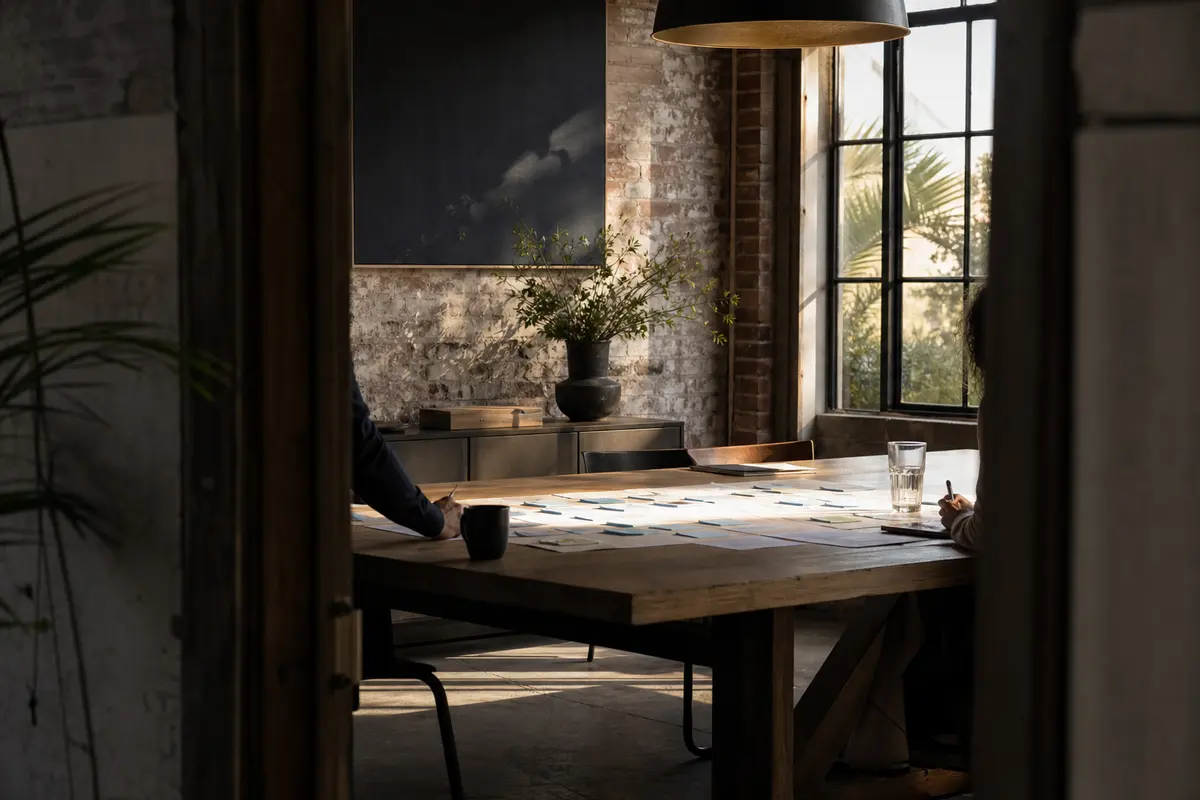 Editorial marketing planning scene for Parkland, Washington