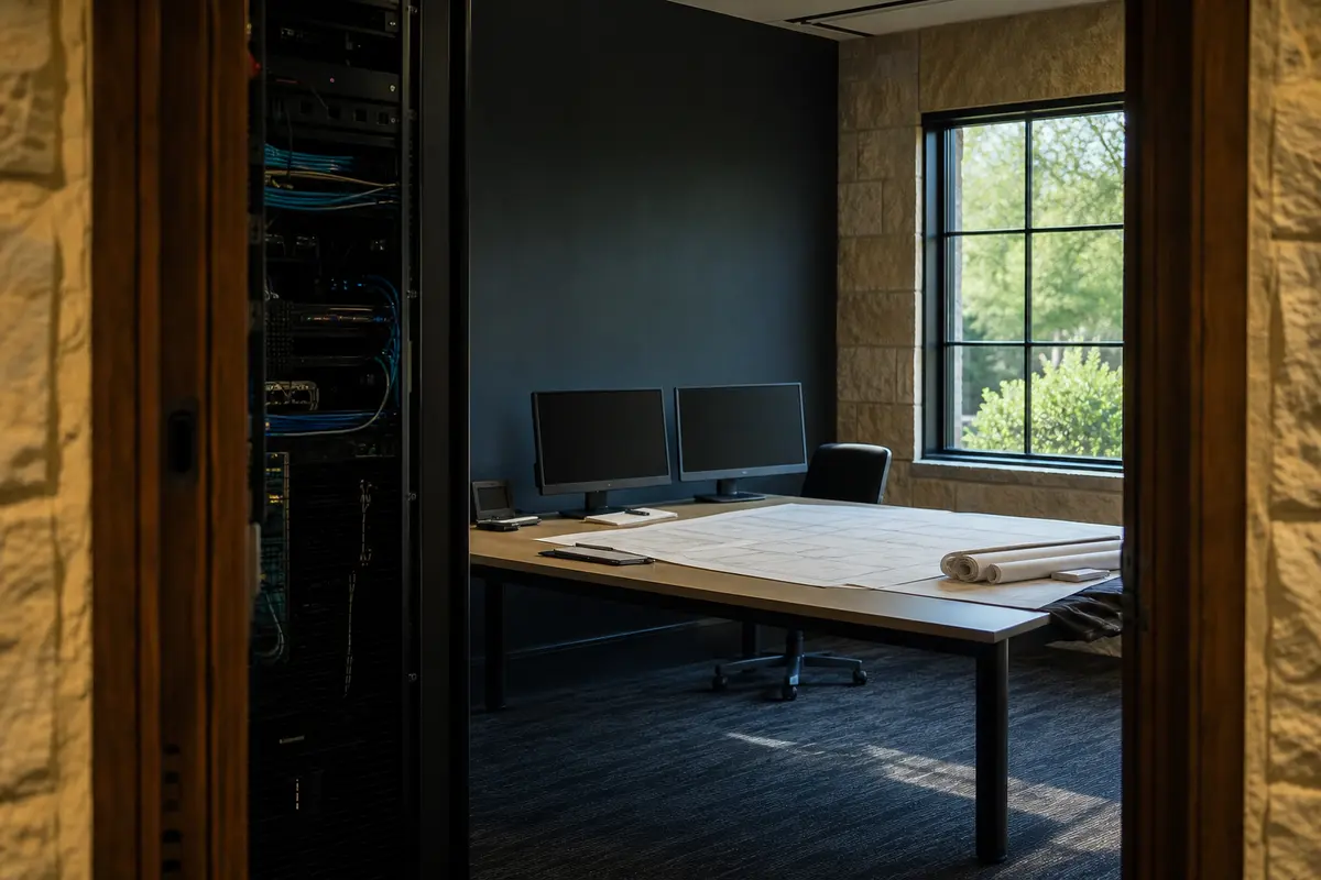 Editorial platform planning scene for Dedicated Hosting in Picnic Point, Washington