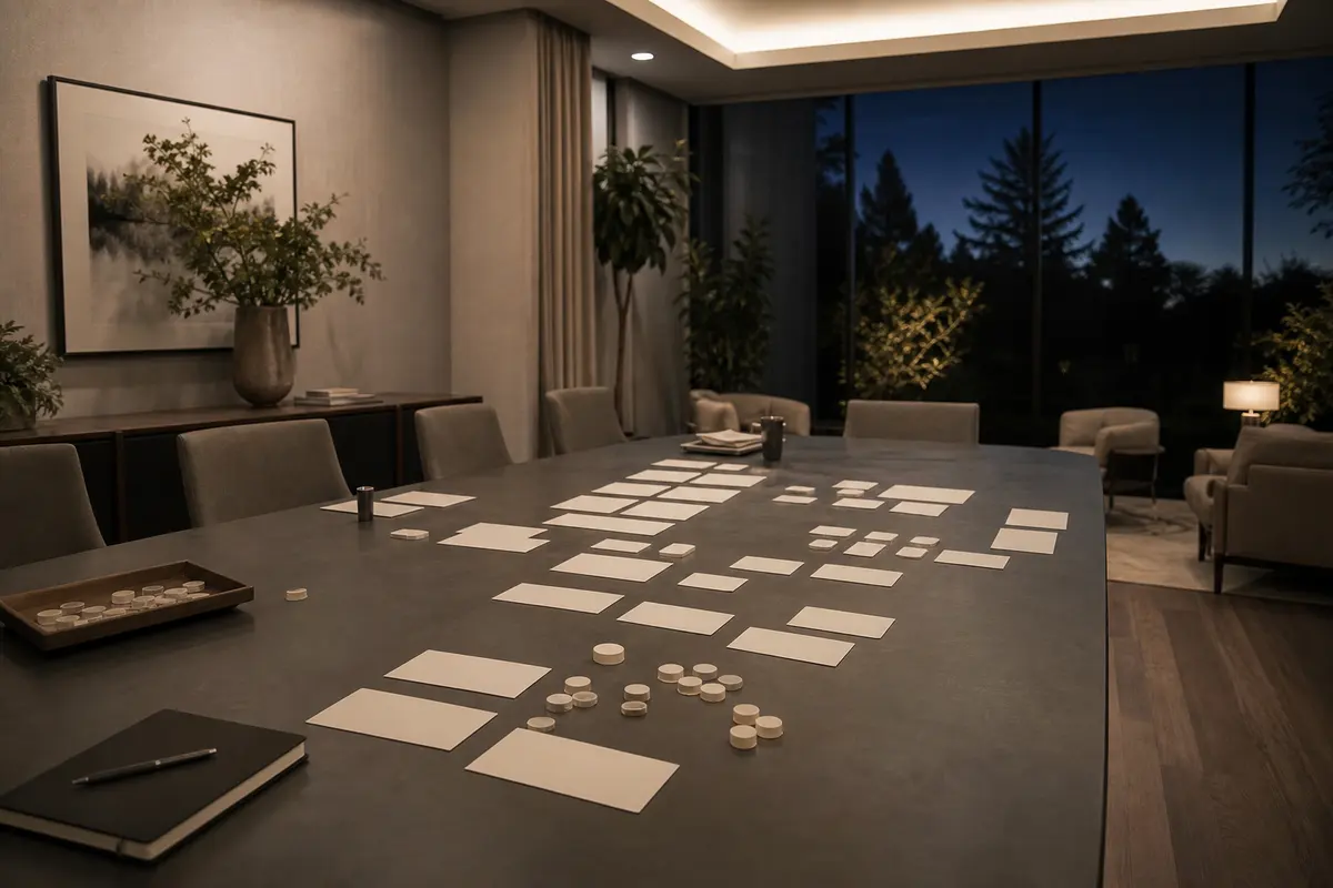 Editorial platform planning scene for Dedicated Hosting in Renton, Washington
