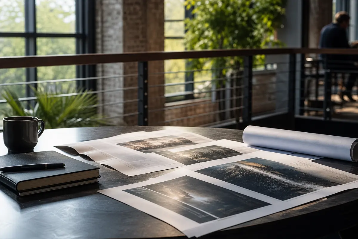 Editorial marketing planning scene for Reputation & Reviews in Sammamish, Washington