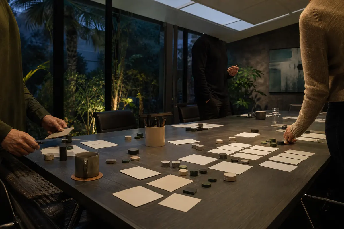 Editorial platform planning scene for ROI Dashboard in Sammamish, Washington