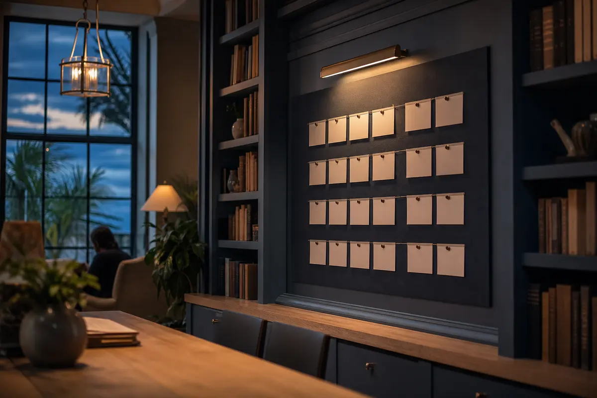 Editorial marketing planning scene for Silverdale, Washington