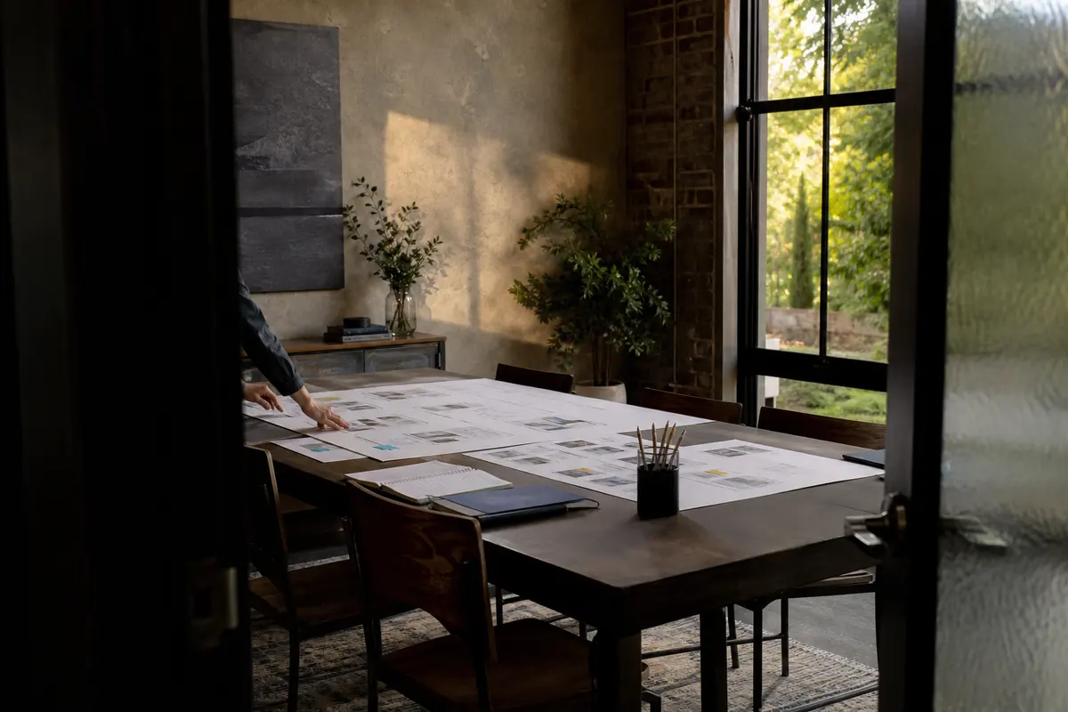 Editorial marketing planning scene for Reputation & Reviews in Summit View, Washington