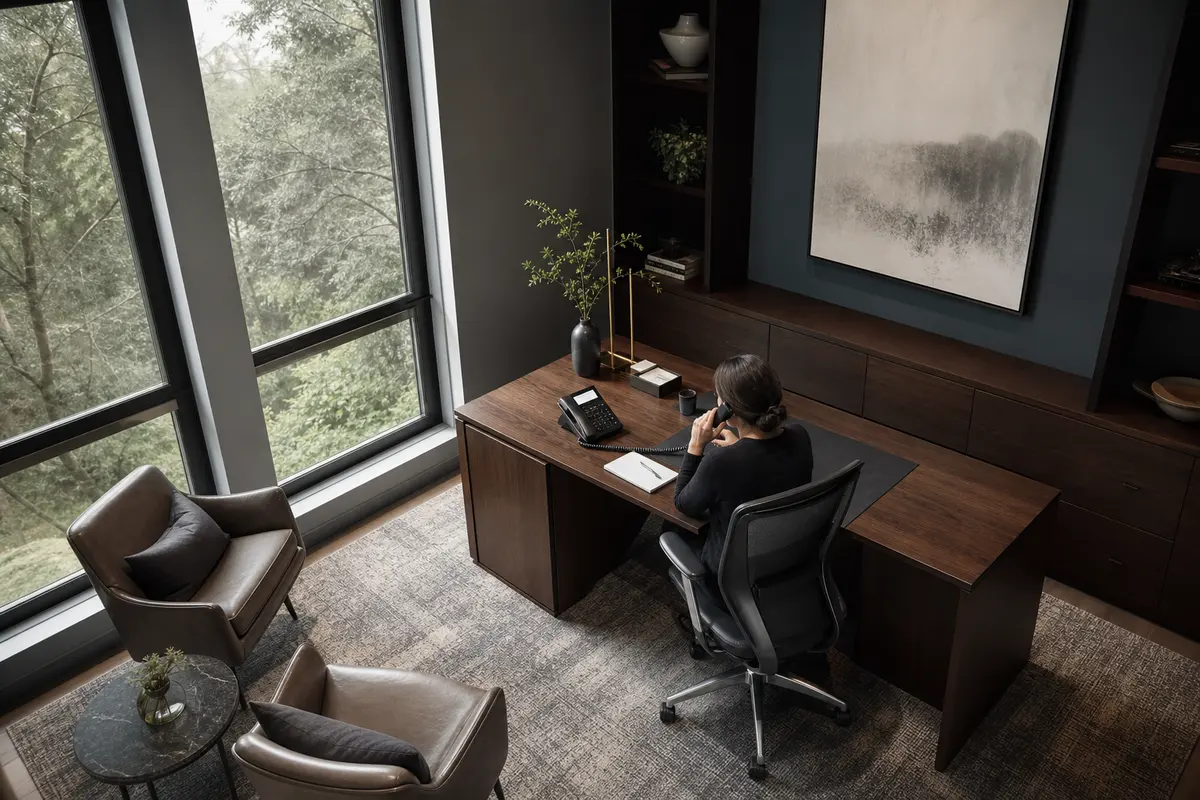 Editorial intake planning scene for Automation in Vashon, Washington