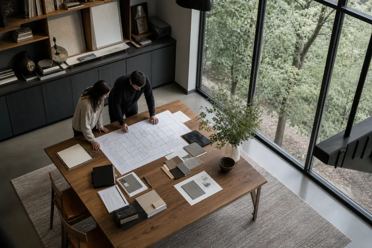 Editorial marketing planning scene for Woods Creek, Washington