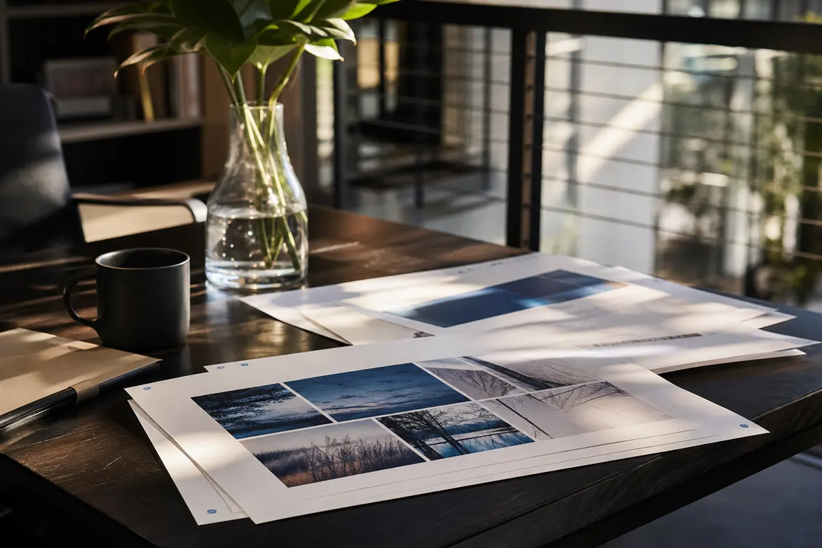 Editorial marketing planning scene for Legal News in Burlington, Wisconsin