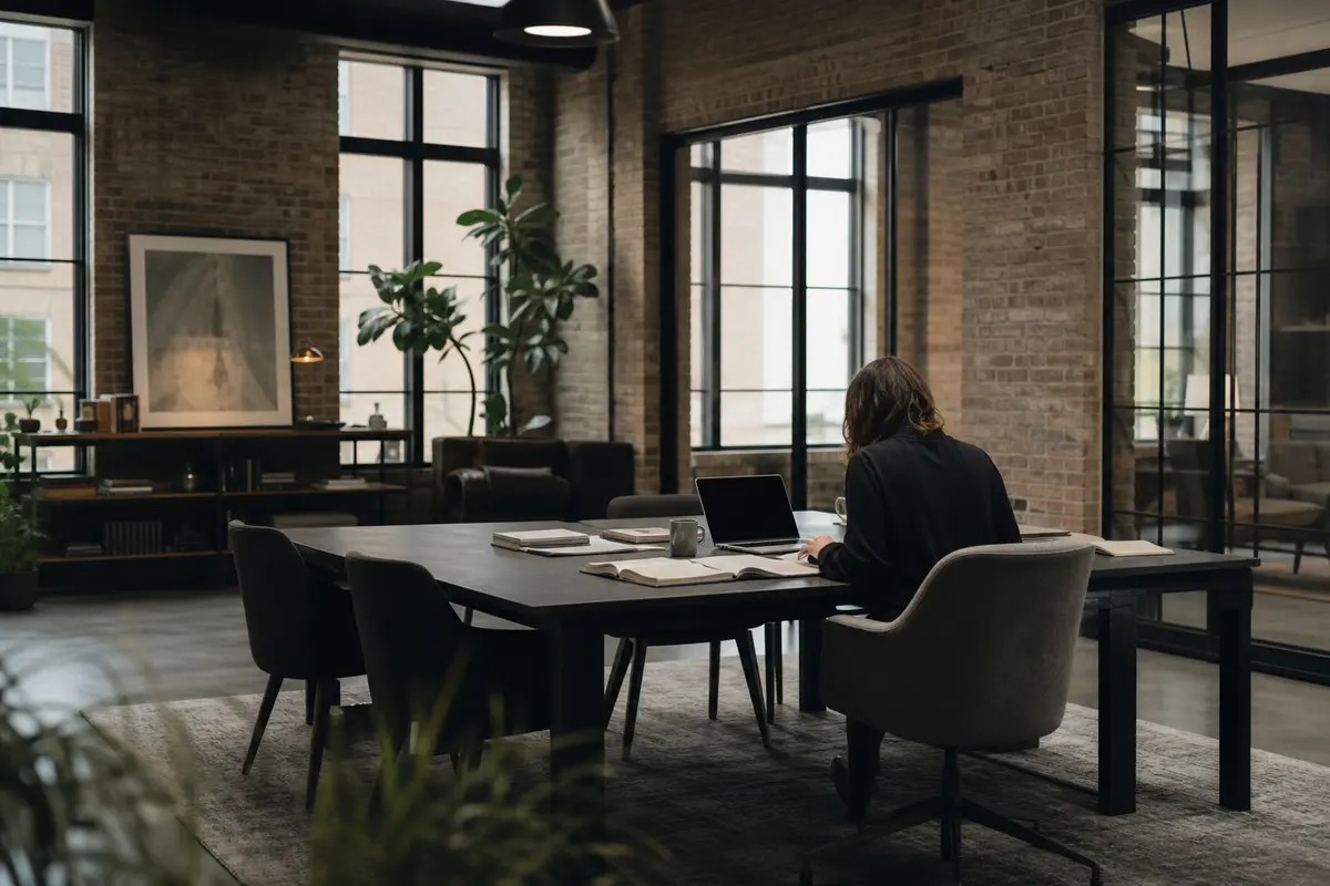 Editorial marketing planning scene for Legal News in Norway, Wisconsin