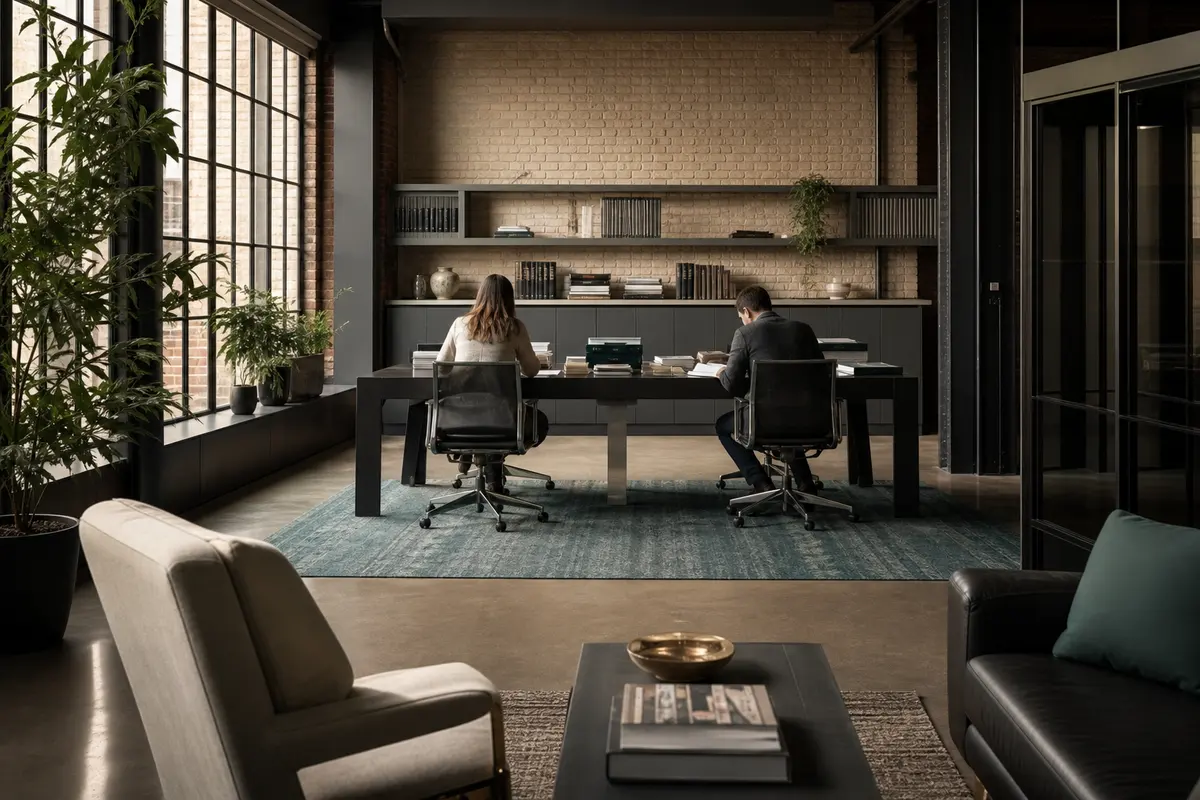 Editorial marketing planning scene for Legal News in Sheboygan, Wisconsin