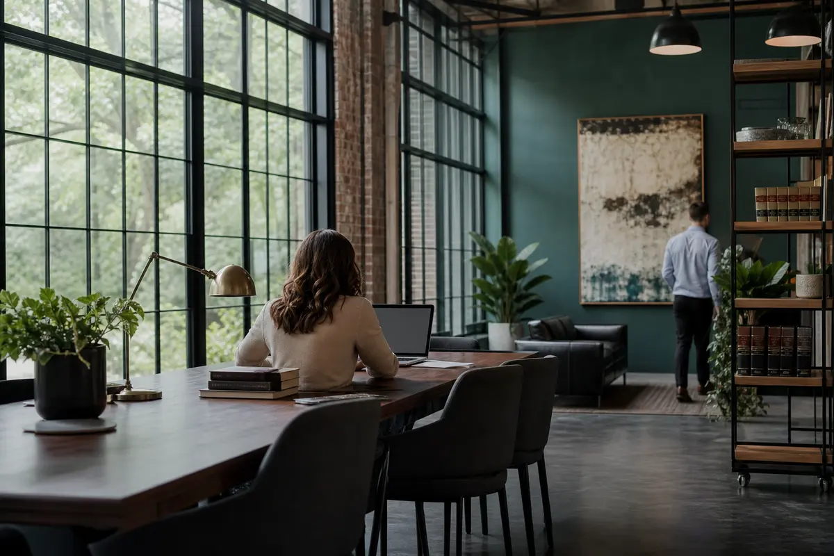 Editorial marketing planning scene for Caledonia, Wisconsin