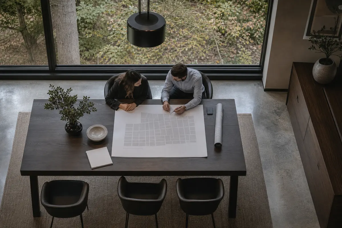 Editorial marketing planning scene for Genesee, Wisconsin