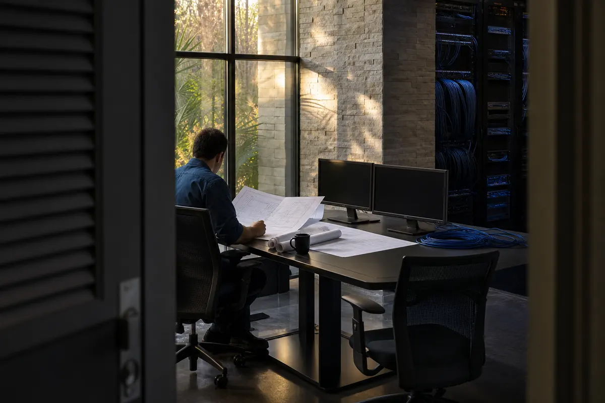 Editorial platform planning scene for Custom Software in Oconomowoc, Wisconsin