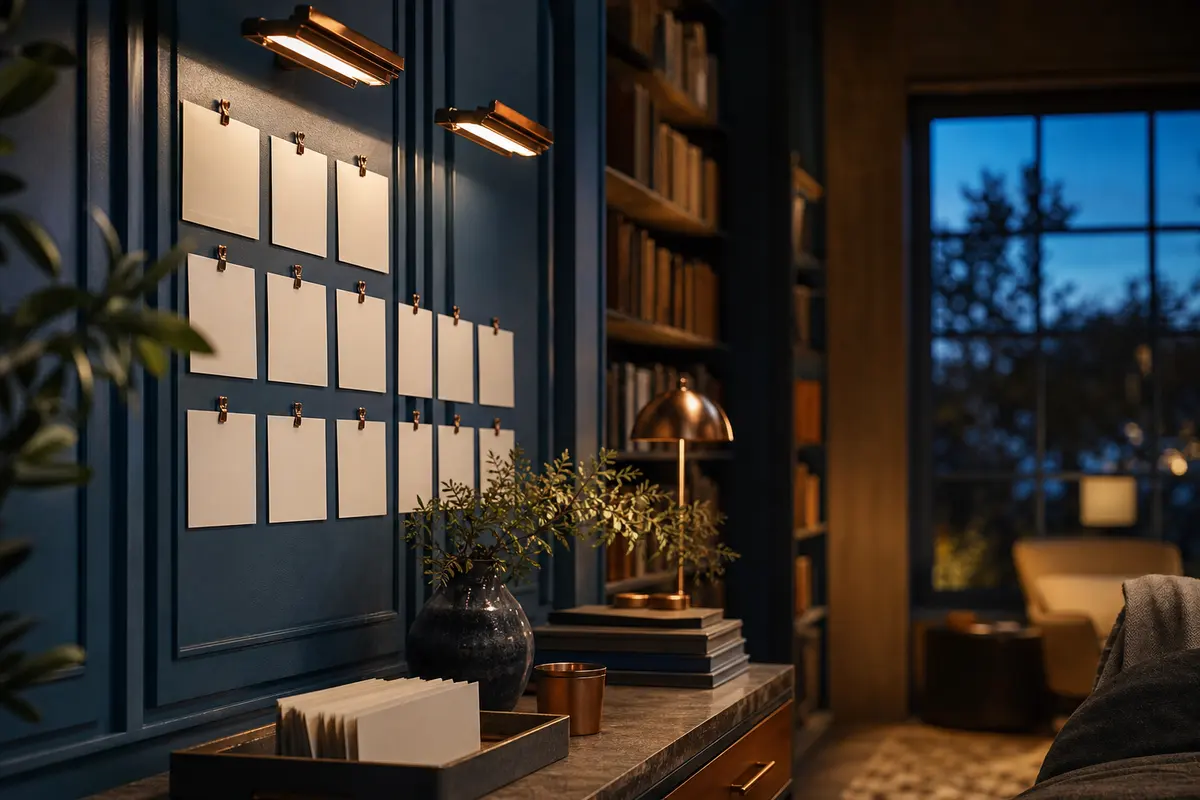 Editorial marketing planning scene for Delavan, Wisconsin