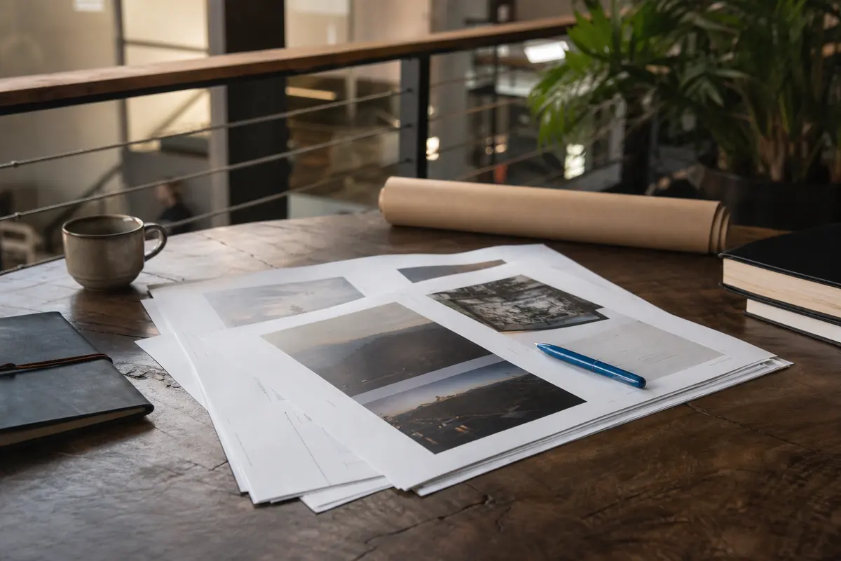 Editorial marketing planning scene for Green Bay, Wisconsin