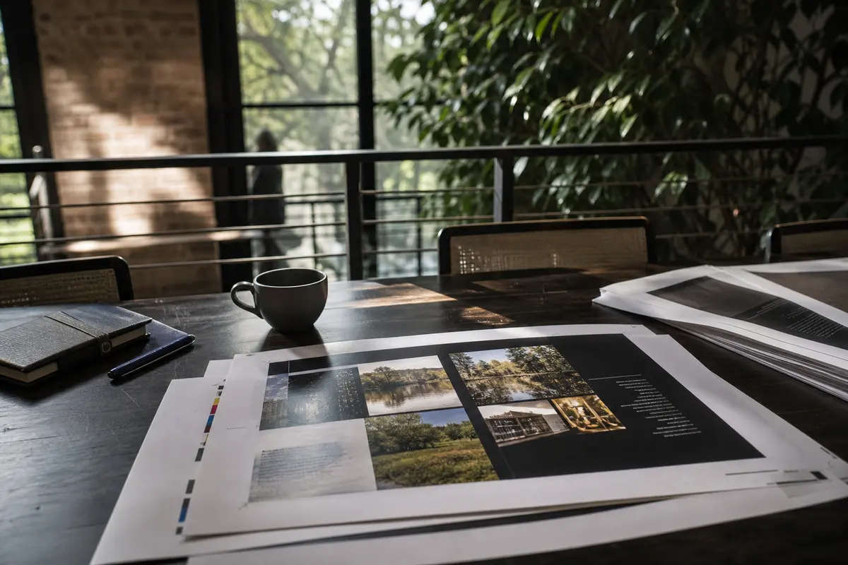 Editorial marketing planning scene for Jackson, Wisconsin
