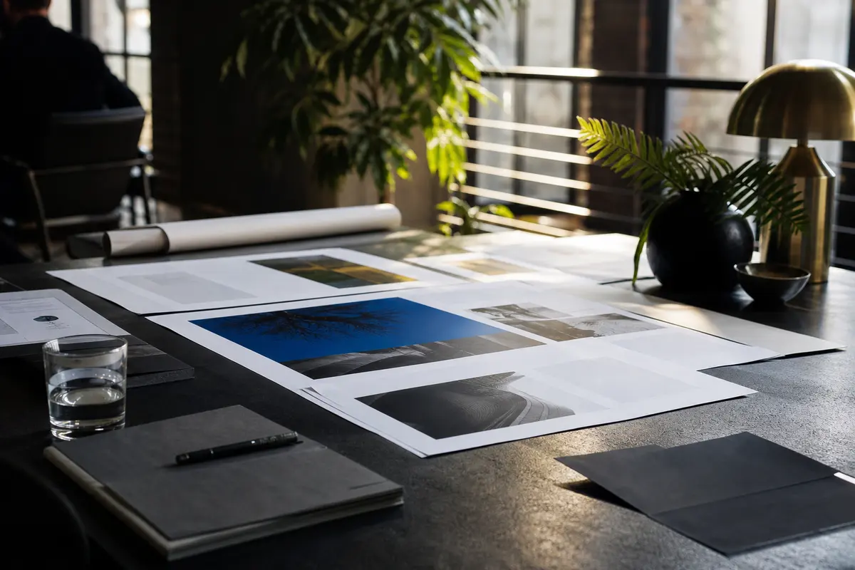 Editorial marketing planning scene for Kimberly, Wisconsin