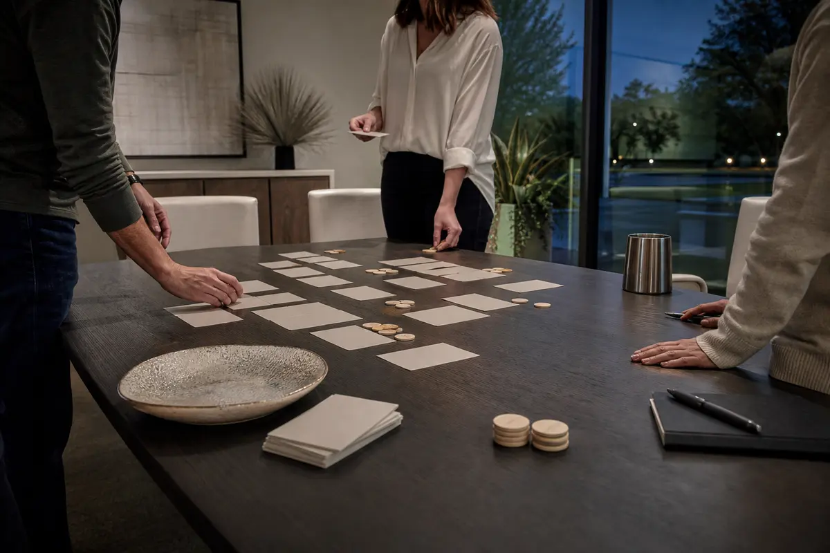 Editorial platform planning scene for Custom Software in Menomonee Falls, Wisconsin